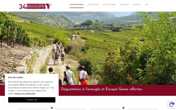 Screenshot of marchedescepages.ch