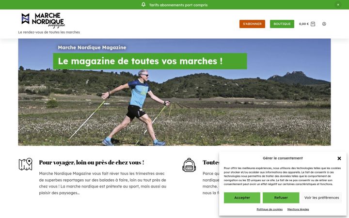 Screenshot of marchenordique-magazine.fr