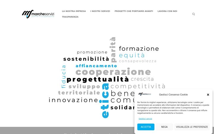 Screenshot of marcheservizi.it