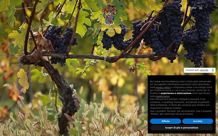 Screenshot of marchesidigresy.com