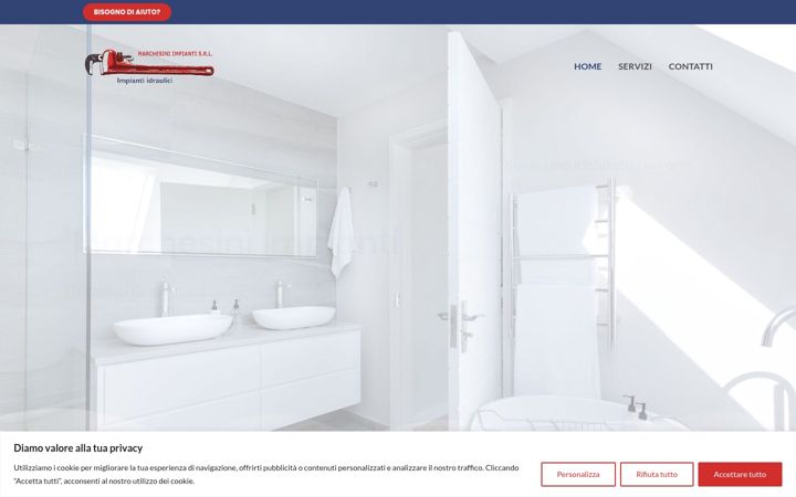 Screenshot of marchesiniimpianti.it