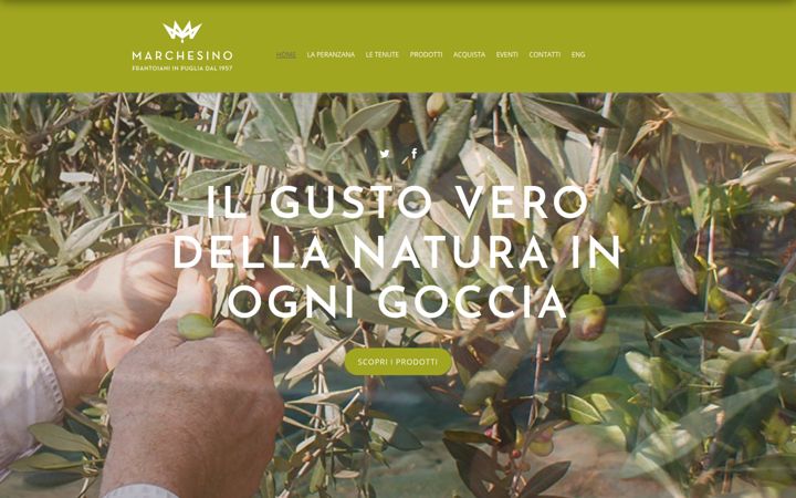Screenshot of marchesino.com