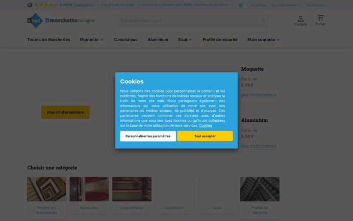 Screenshot of marchetteescalier.fr