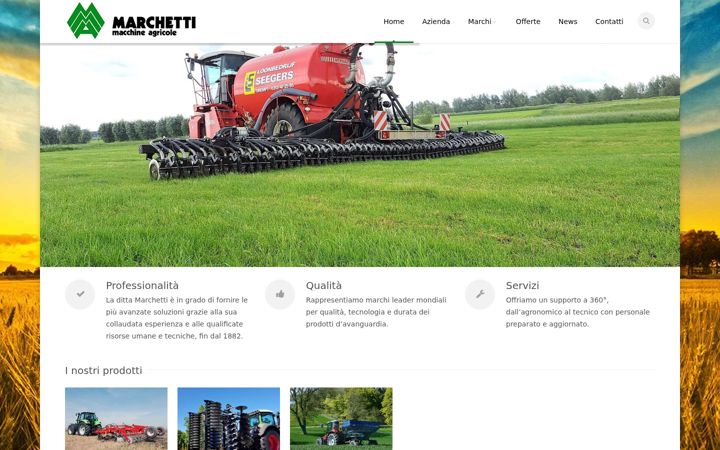 Screenshot of marchettimacc.it