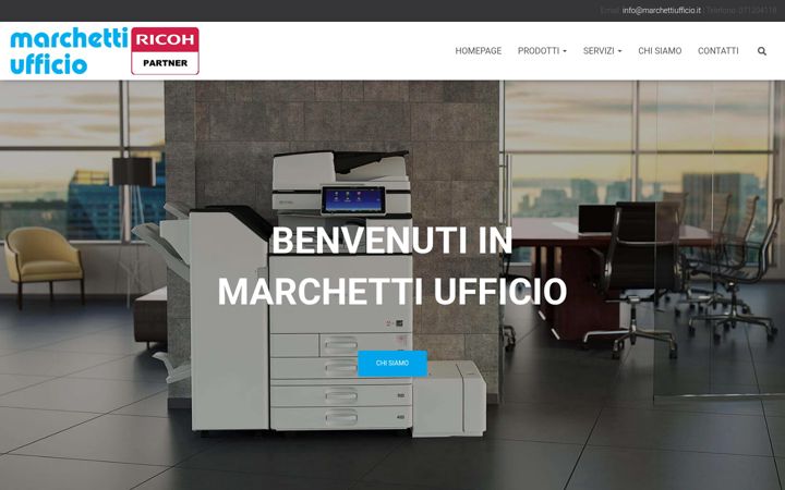 Screenshot of marchettiufficio.it