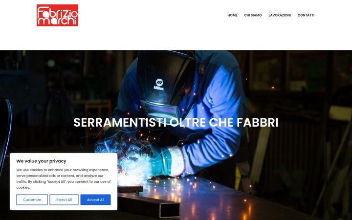 Screenshot of marchifabrizio.com