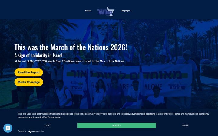 Screenshot of marchofthenations.com