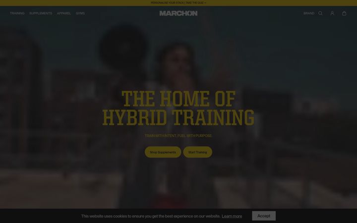 Screenshot of marchon.co.uk