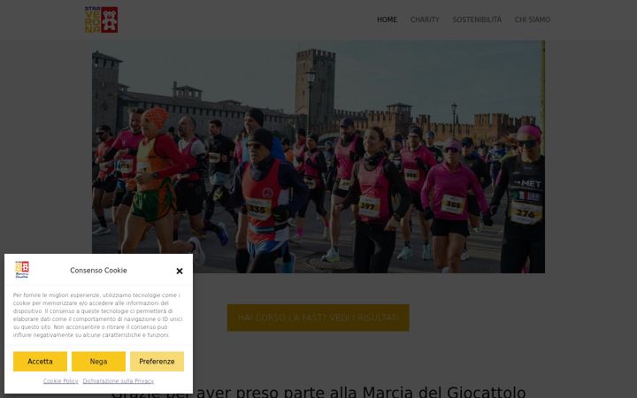 Screenshot of marciadelgiocattoloverona.it