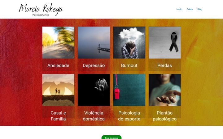 Screenshot of marciakakeyapsicologa.com.br