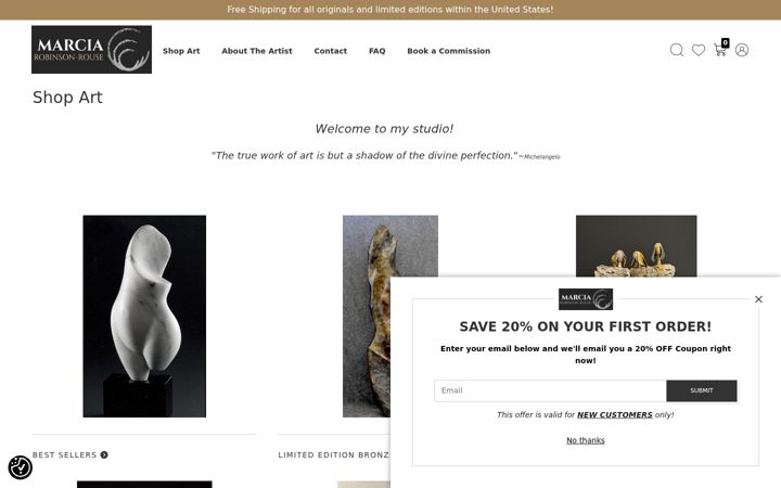 Screenshot of marciarobinson-rouse.com