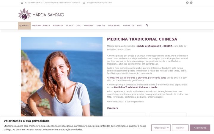 Screenshot of marciasampaio.com