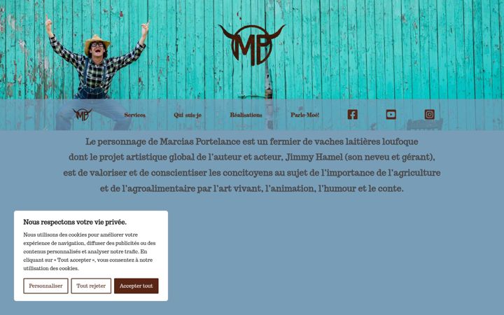 Screenshot of marciasportelance.com