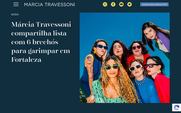 Screenshot of marciatravessoni.com.br