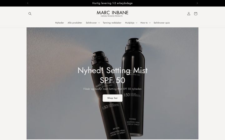 Screenshot of marcinbane.dk