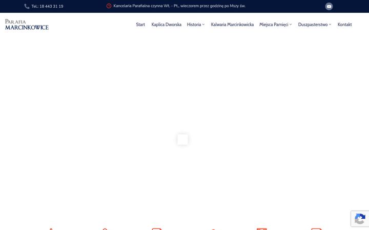 Screenshot of marcinkowiceparafia.pl