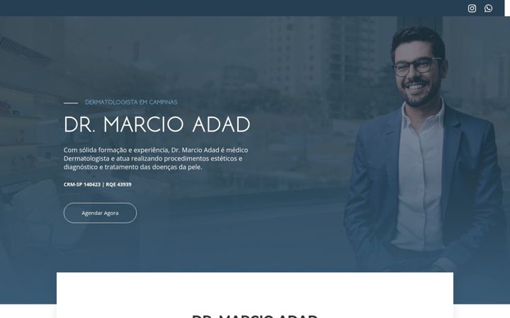 Screenshot of marcioadad.com.br