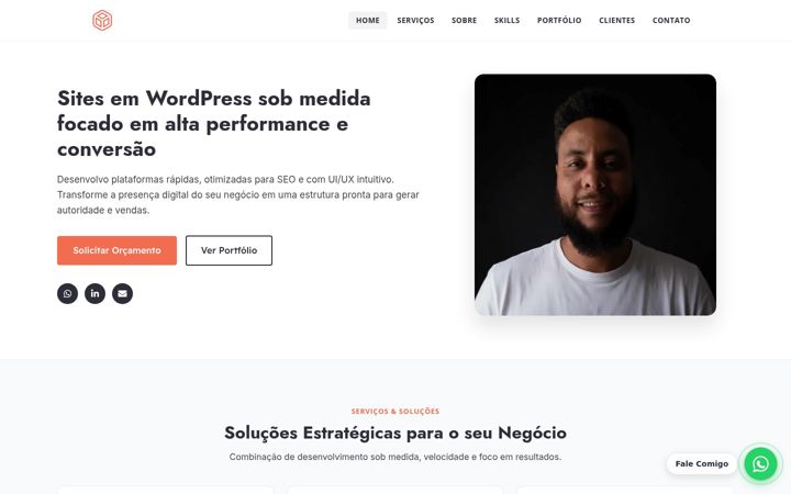 Screenshot of marciosantos.dev.br