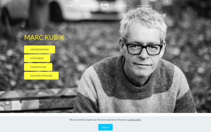 Screenshot of marckubik.de