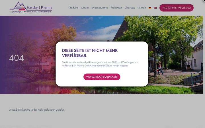 Screenshot of marckyrl-pharma.de