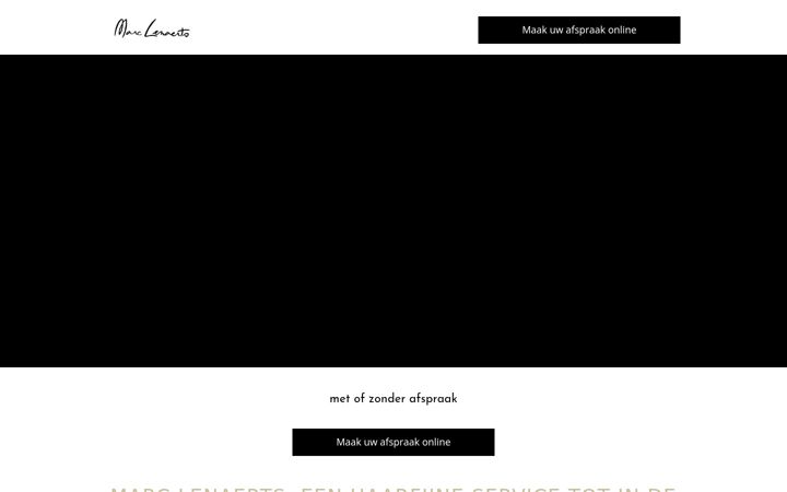 Screenshot of marclenaerts.be