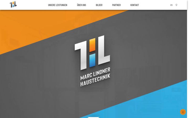 Screenshot of marclindner-haustechnik.de