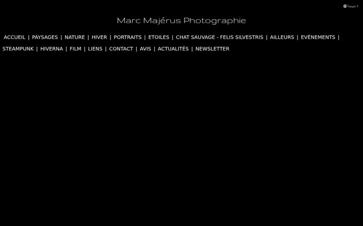 Screenshot of marcmajerus.com