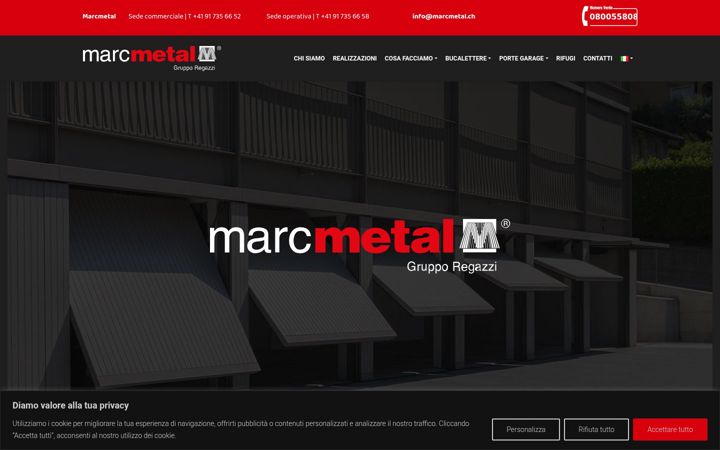 Screenshot of marcmetal.com