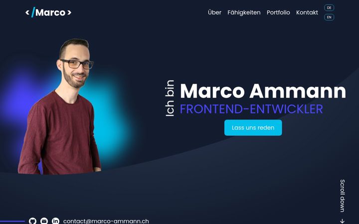 Screenshot of marco-ammann.ch