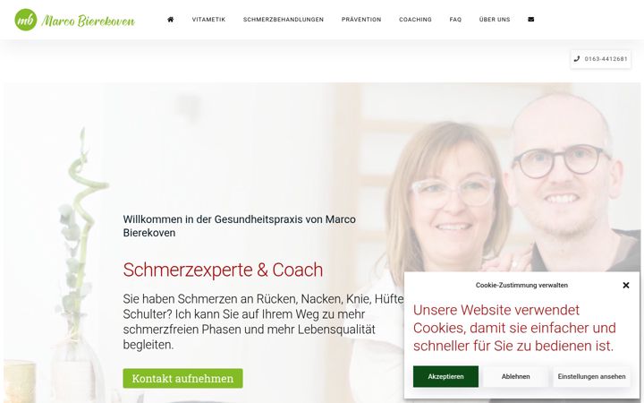 Screenshot of marco-bierekoven.de