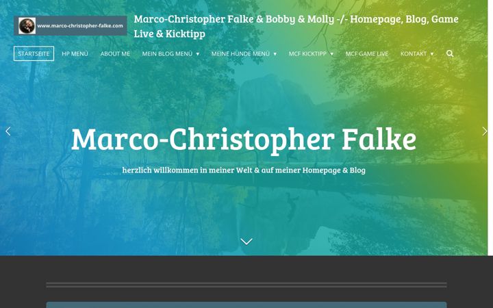 Screenshot of marco-christopher-falke.com