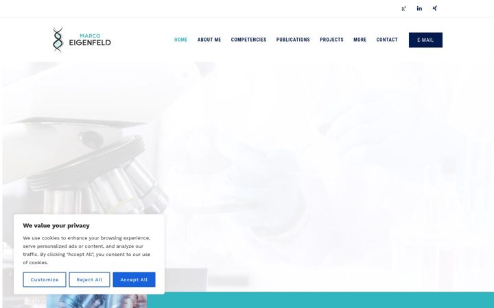 Screenshot of marco-eigenfeld.com