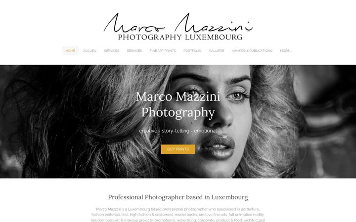 Screenshot of marco-mazzini.com