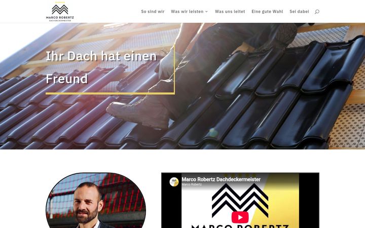 Screenshot of marco-robertz.de