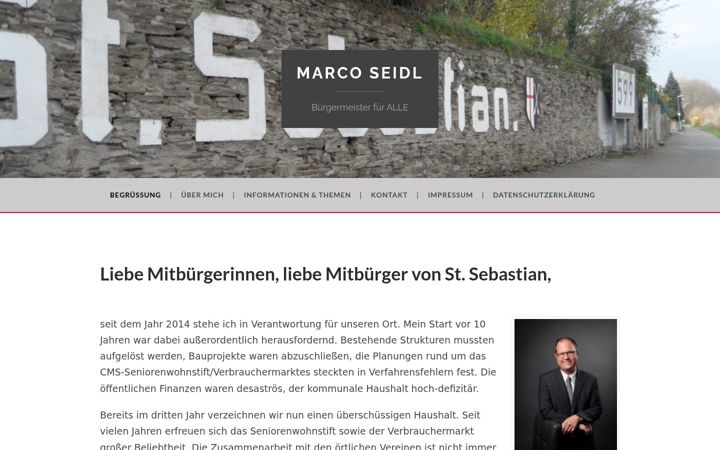 Screenshot of marco-seidl.net