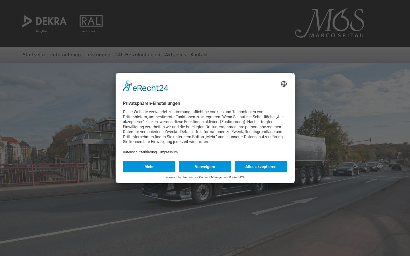 Screenshot tal-banner tal-kunsens muri qabel kwalunkwe interazzjoni