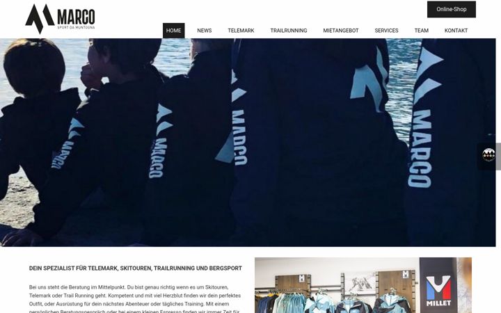 Screenshot of marco-sport.ch
