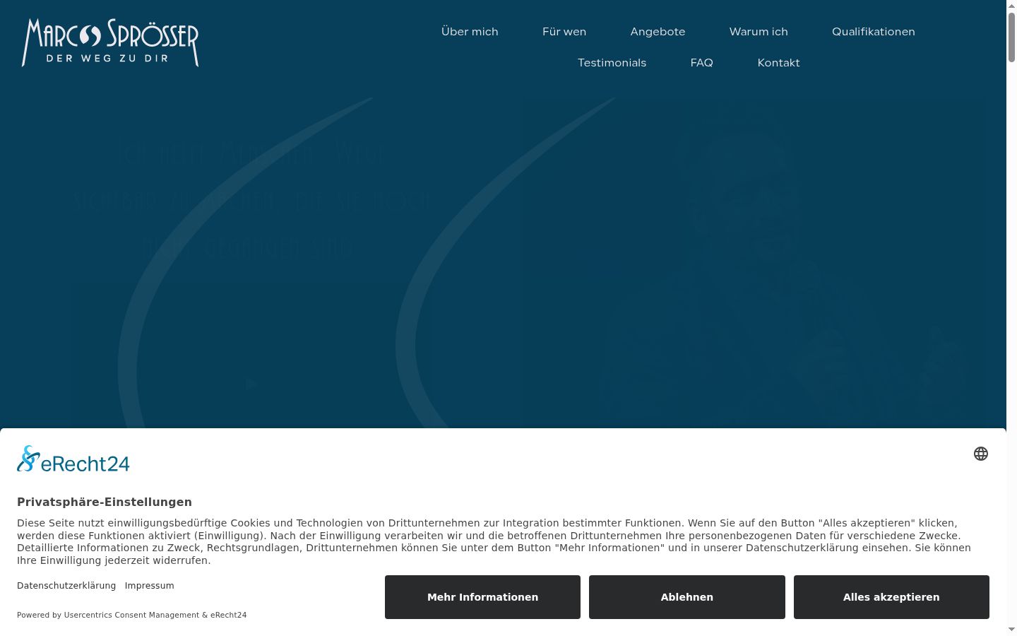 Screenshot van de toestemmingsbanner zoals getoond vóór enige interactie