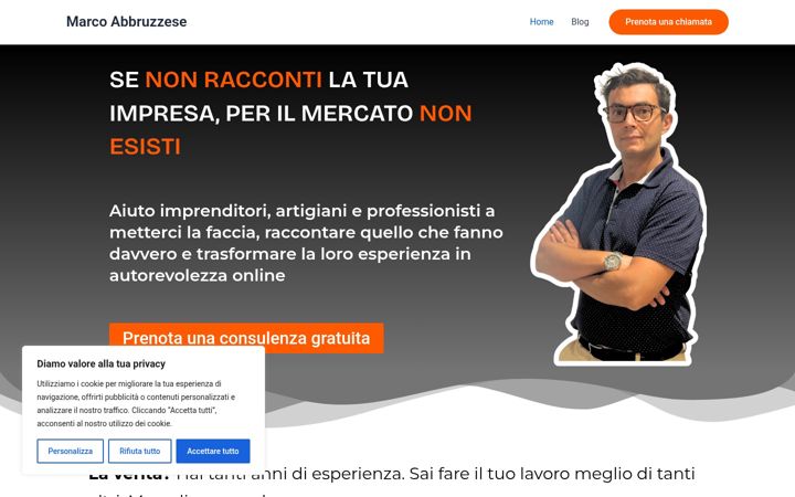 Screenshot of marcoabbruzzese.com