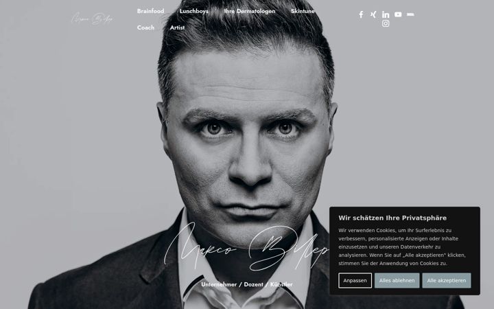 Screenshot of marcobillep.com