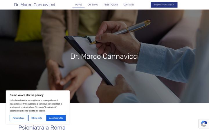 Screenshot of marcocannavicci.eu
