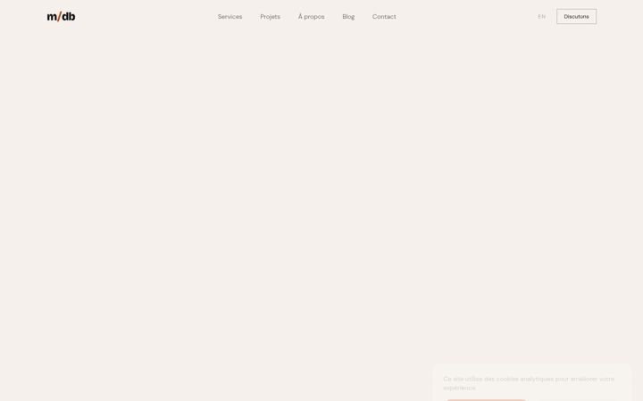 Screenshot of marcodb.be