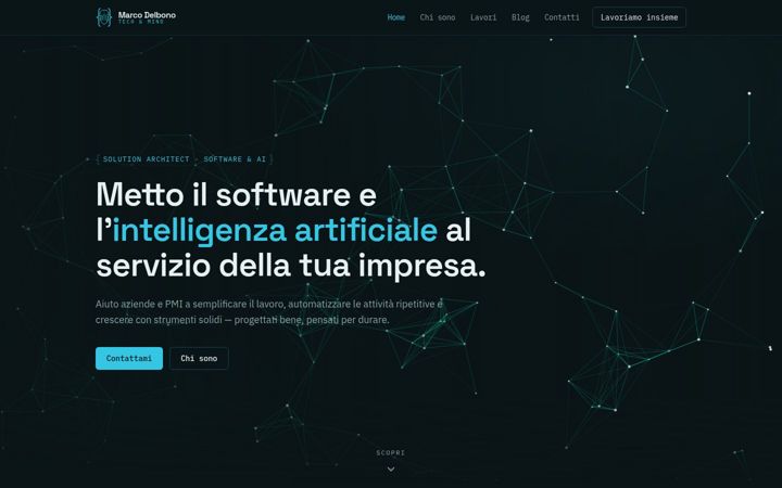 Screenshot of marcodelbono.it
