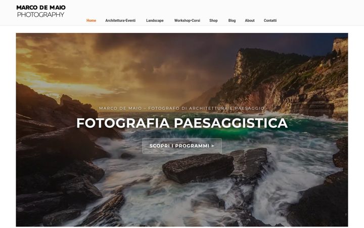 Screenshot of marcodemaio.it