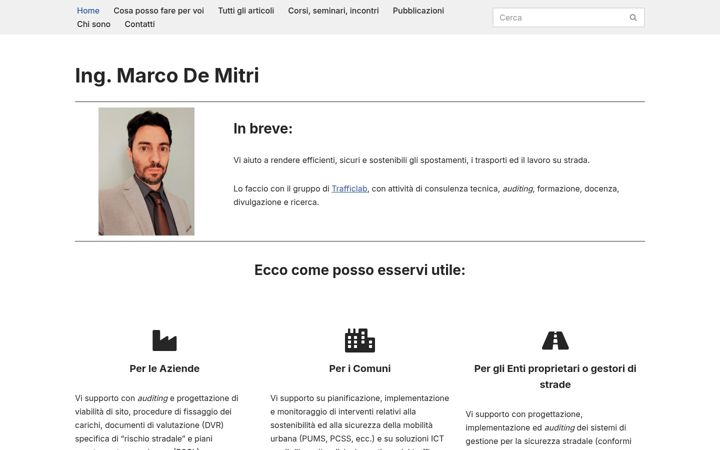 Screenshot of marcodemitri.it