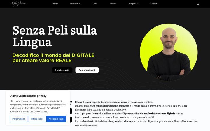 Screenshot of marcodemmi.it