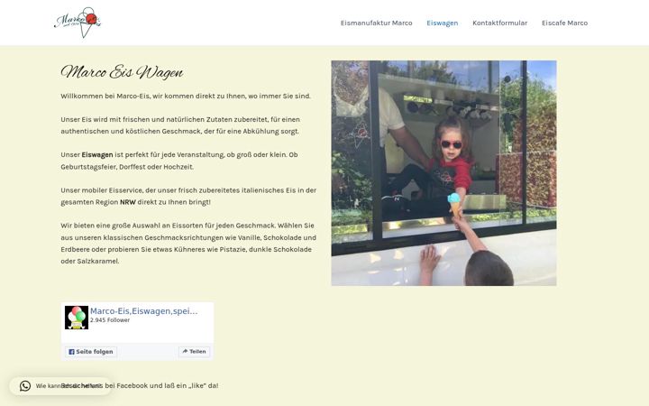 Screenshot of marcoeis.de