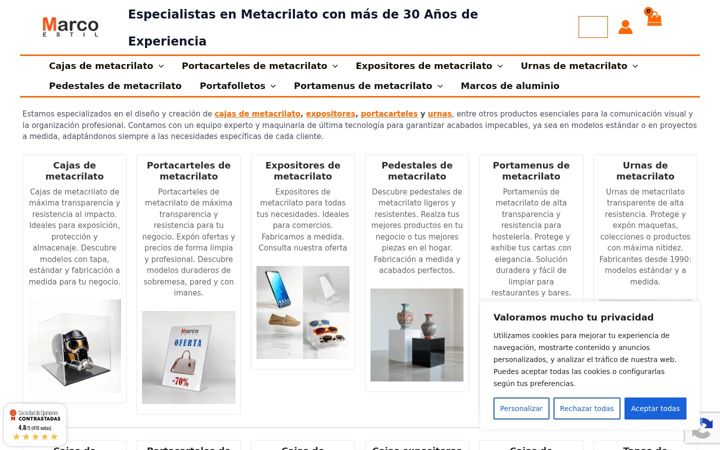 Screenshot of marcoestil.es