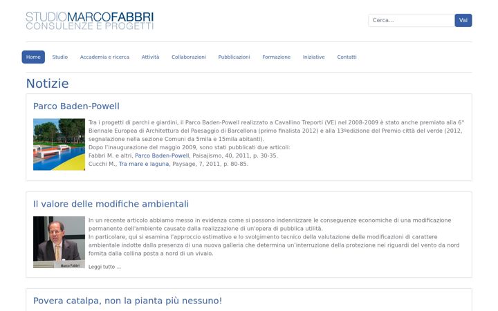 Screenshot of marcofabbri.it