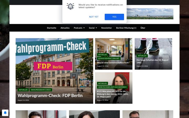 Screenshot of marcofechner.de